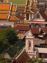 Views down over the monastic complex from the Wat tower.